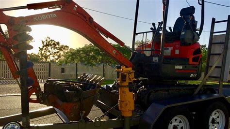 mini excavation brisbane|mini digger hire gold coast.